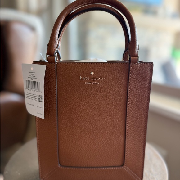 Kate Spade Brown Leather Tote - Picture 1 of 6